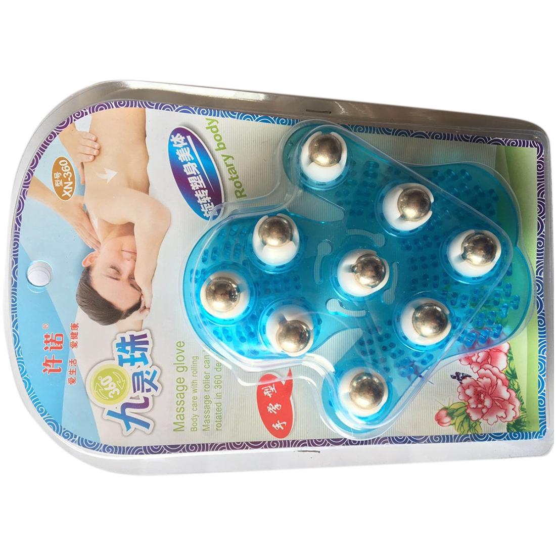 Handheld Meridian Massager Thickened Palm Design - Blue 13