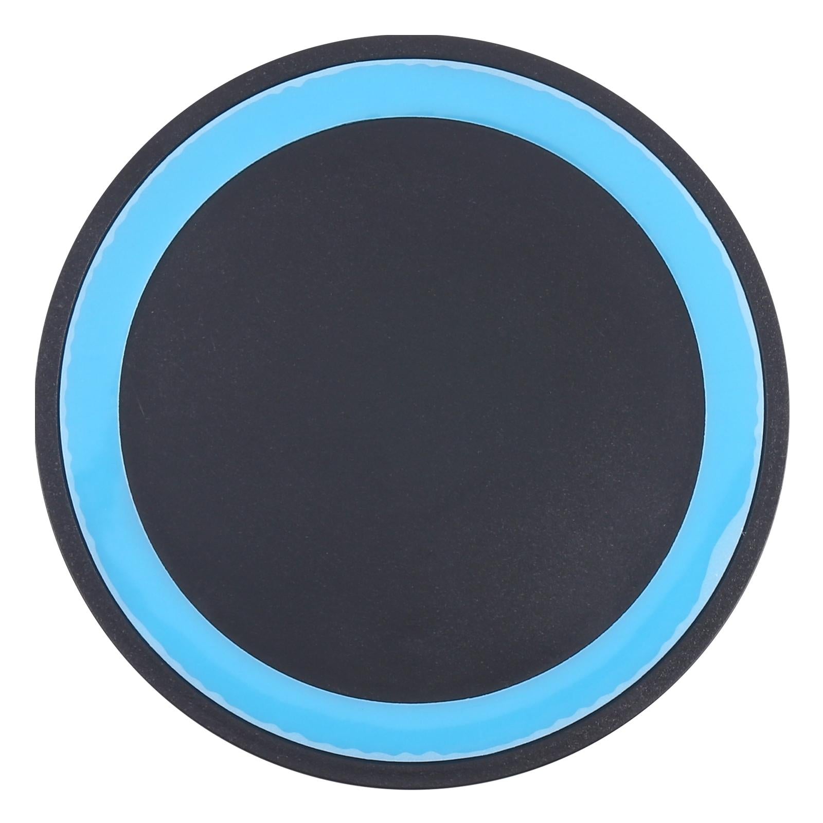 Universal 5W Round Wireless Charger - Black + Orange 5