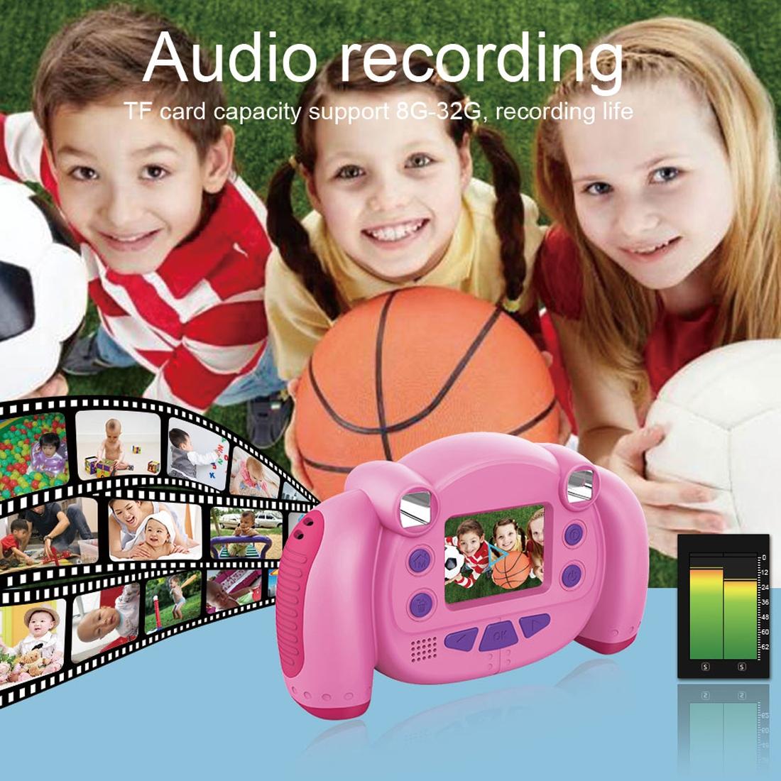 2.0 Inch Hd Screen Digital Children Camera - Pink 3mp 4