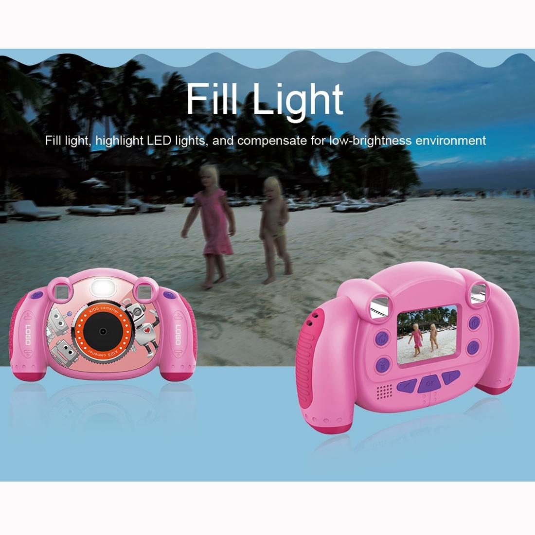 2.0 Inch Hd Screen Digital Children Camera - Pink 3mp 5