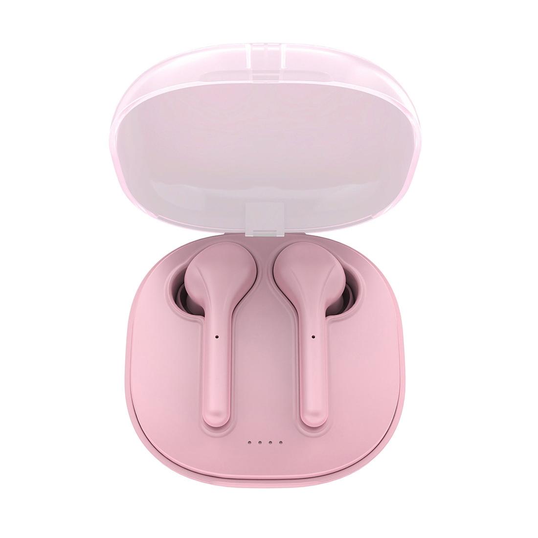Wireless Stereo Sports Bluetooth Earphones with Charging Box - K88 Tws - Pink 14