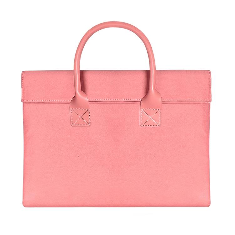 Universal 15.4 Soft Handle Laptop Bag for Macbook Samsung Sony Dell Alienware Chuwi Asus Hp - Portable & Wearable - Pink 3