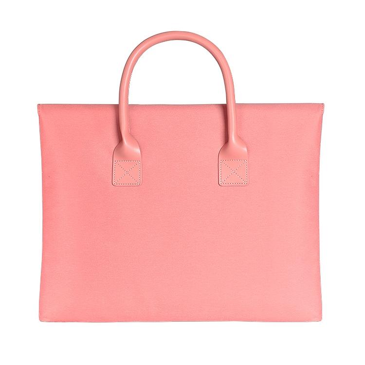 Universal 15.4 Soft Handle Laptop Bag for Macbook Samsung Sony Dell Alienware Chuwi Asus Hp - Portable & Wearable - Pink 4
