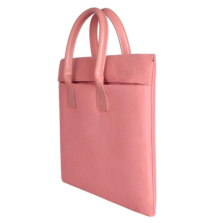 Universal 15.4 Soft Handle Laptop Bag for Macbook Samsung Sony Dell Alienware Chuwi Asus Hp - Portable & Wearable - Pink 5