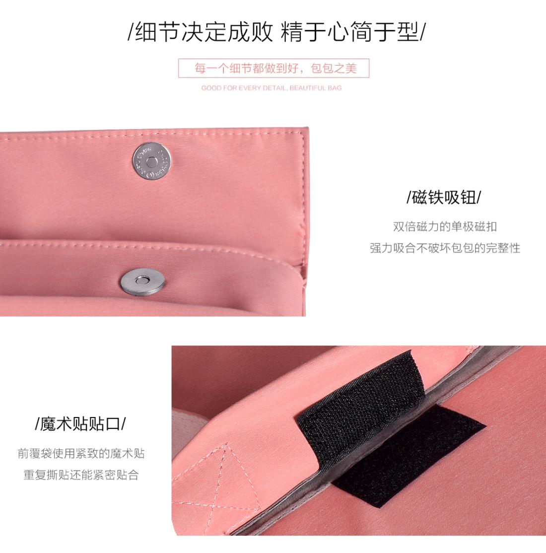 Universal 15.4 Soft Handle Laptop Bag for Macbook Samsung Sony Dell Alienware Chuwi Asus Hp - Portable & Wearable - Pink 8