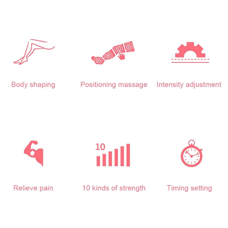 Intelligent Air Wave Pressure Massager Single Hand Pink 4