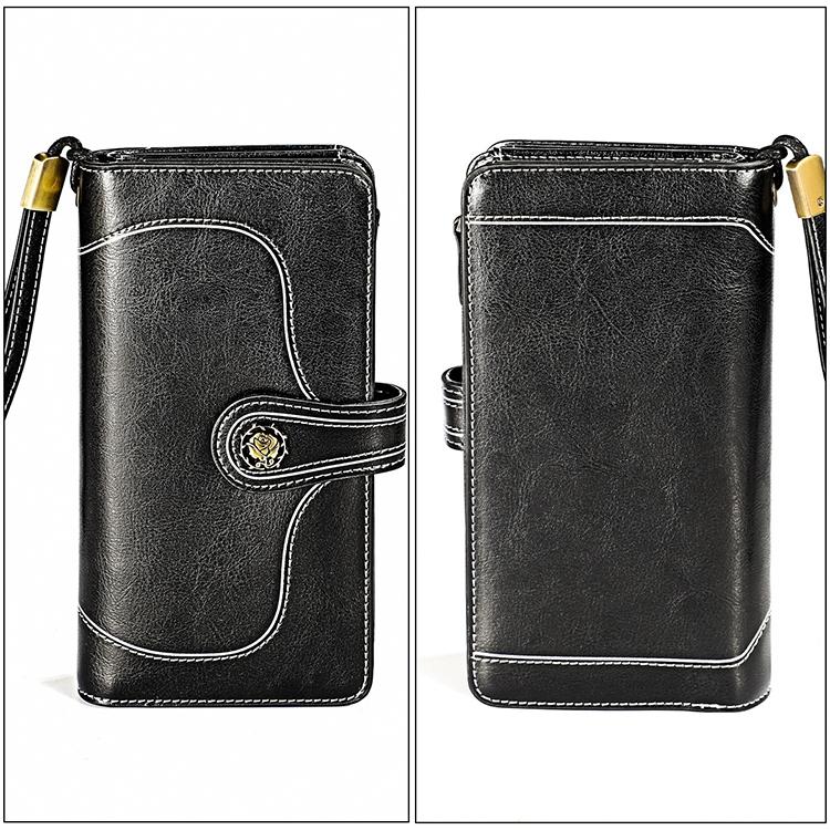 Women Rfid Wallet with Card Slots - Compact Design - Pink 5