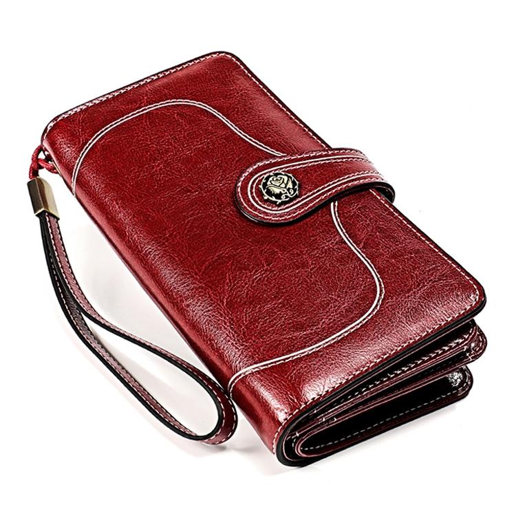Women Rfid Wallet with Card Slots - Compact Design - Pink 13