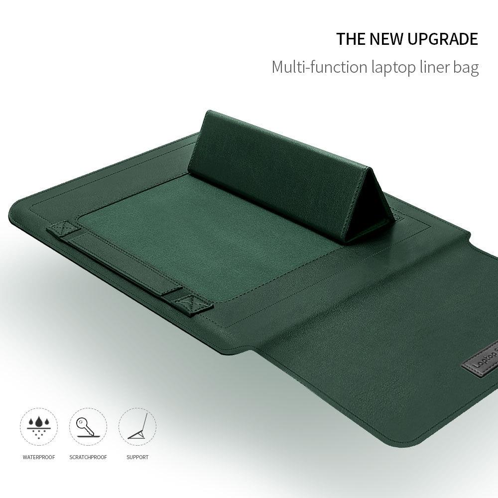 11 / 12 Inch 4-in-1 Computer Bracket Liner and Storage Bag - Dark Blue 4