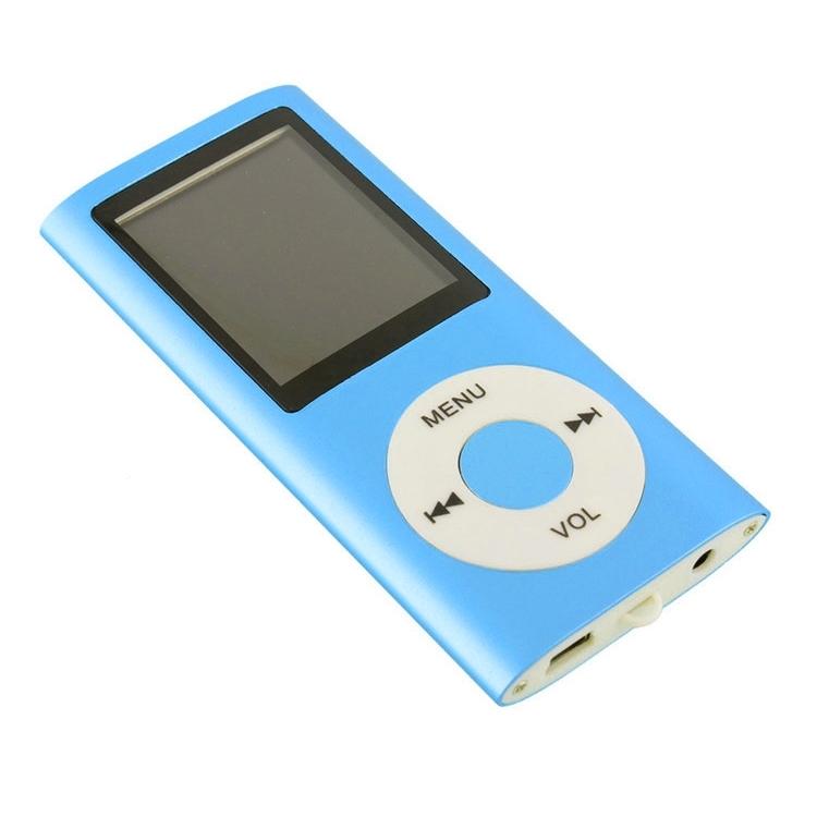 1.8 Inch Metal Mp4 Player + 16G Tf Card + Earphone + Cable - Blue - With 8G Tf Card+Earphone+Cable 3
