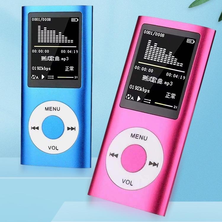 1.8 Inch Metal Mp4 Player + 16G Tf Card + Earphone + Cable - Blue - With 8G Tf Card+Earphone+Cable 4
