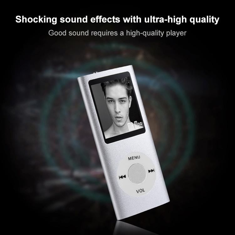 1.8 Inch Metal Mp4 Player + 16G Tf Card + Earphone + Cable - Blue - With 8G Tf Card+Earphone+Cable 5