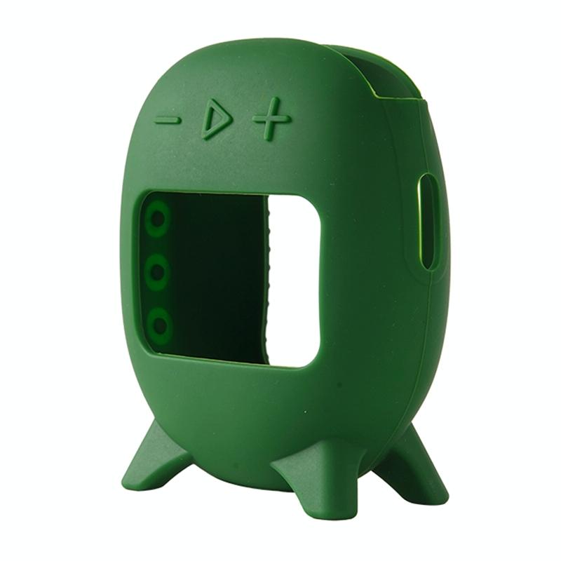 Soft Silicone Protective Case for Jbl Clip 5 Portable Speaker - Green 3