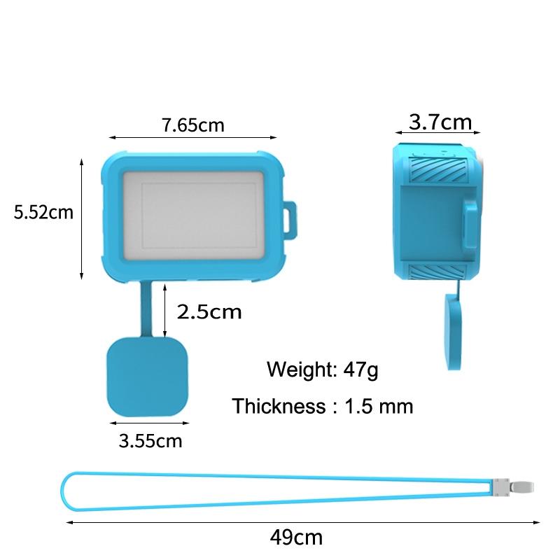 Silicone Case for Gopro Hero10 / 9 - Liquid Finish - Sky Blue 4