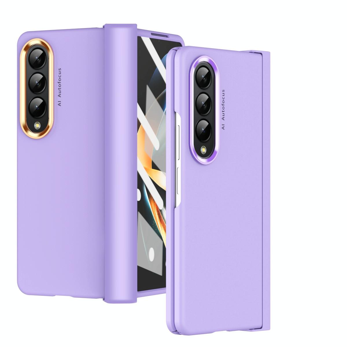 For Samsung Galaxy Z Fold4 5G Skin Feel Contact Lens Case - Transparent 13