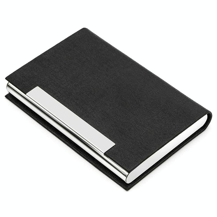 Stainless Steel Card Holder Sleek Business Accessory - Gray 14