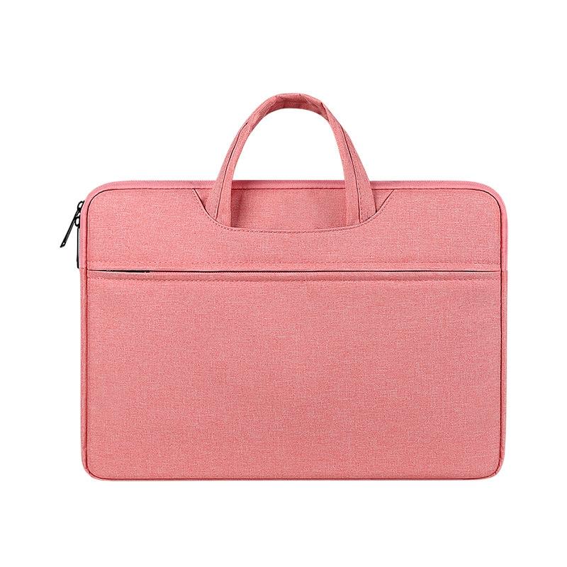 13.3 Inch Waterproof Laptop Handbag with Shock-absorbing Capacity - Rose Pink 12
