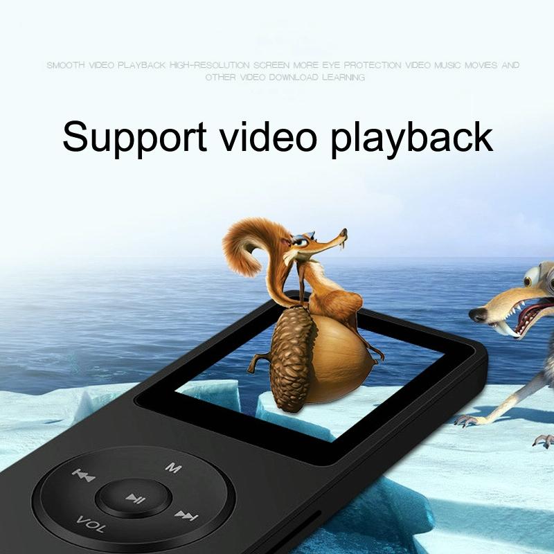 Ultra Thin Screen Mp4 Player Lossless Sound - Light Blue 7
