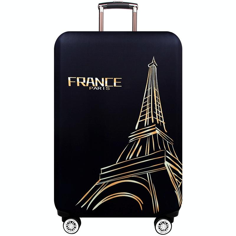 Protective Luggage Cover - Durable Elastic Anti-dust - Small Size - Colourful Watercolour 14