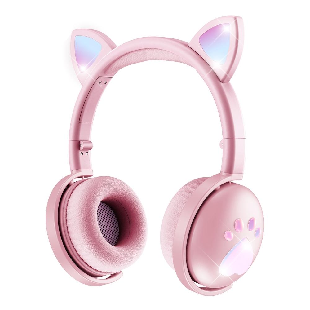7.1 Surround Sound Cat Ear Gaming Headset With Mic - Green 13
