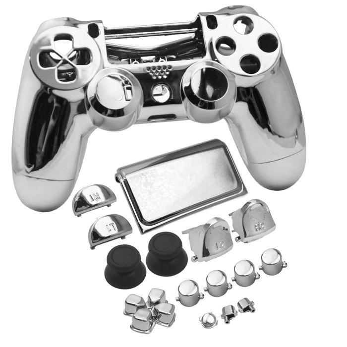 Ps4 Slim Protective Case - Electroplated - Silver 7