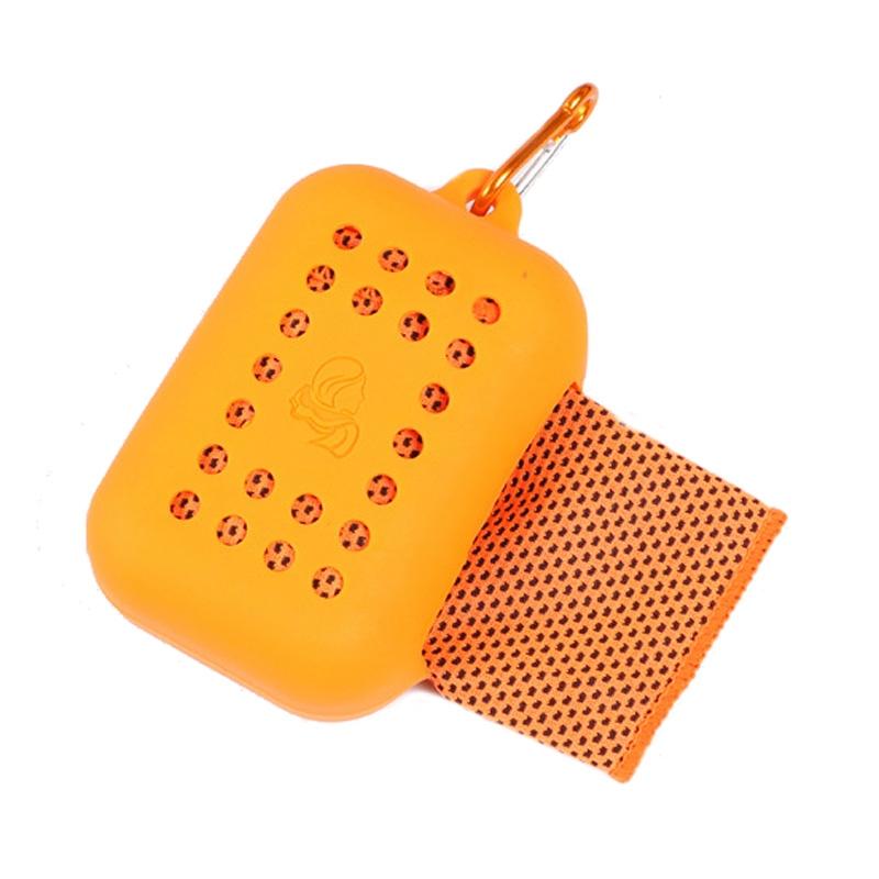Chill Towel For Summer Workouts - Bright Orange 13
