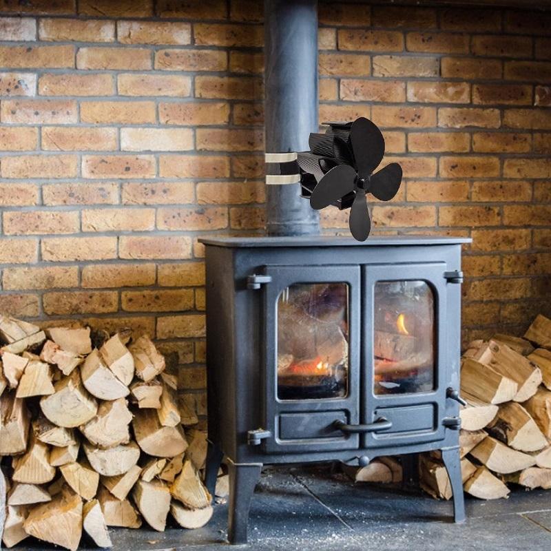 Thermodynamic Wall Mounted Fireplace Fan - no Magnets - Bronze 5