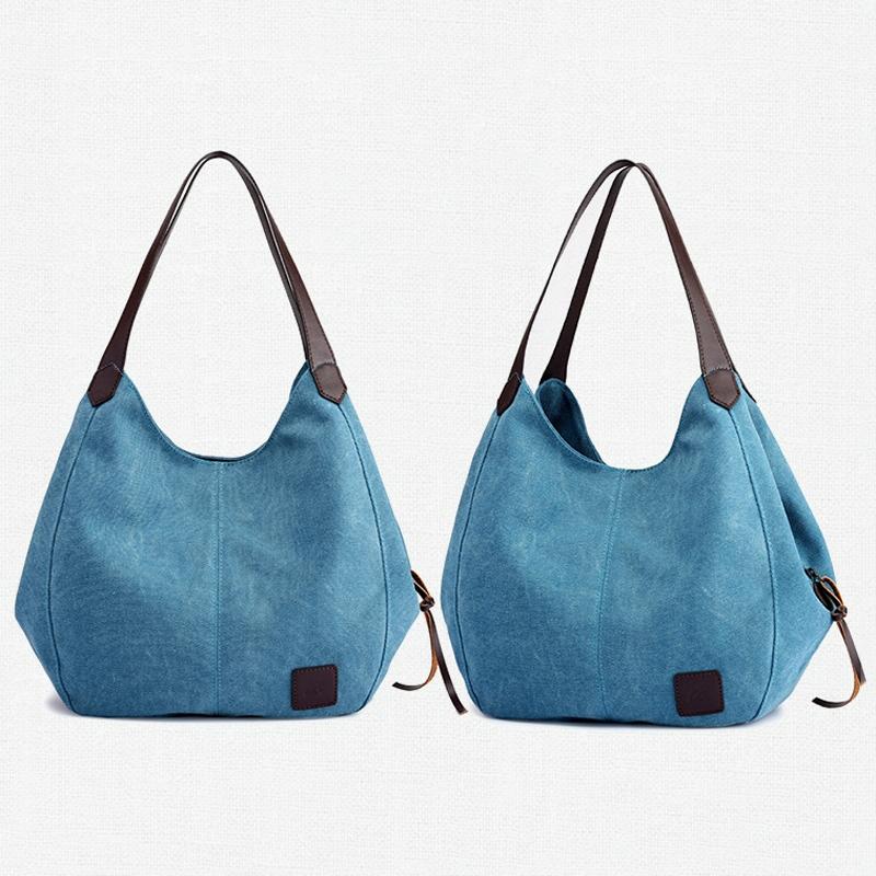 Retro Art Lady Shoulder Bag - Simple & Chic Beige - Black 12