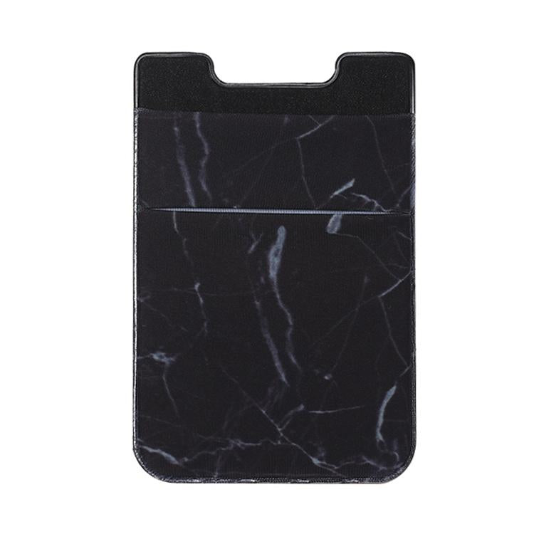 Marble Road Stretch Phone Card Holder Sticky Clip - Black