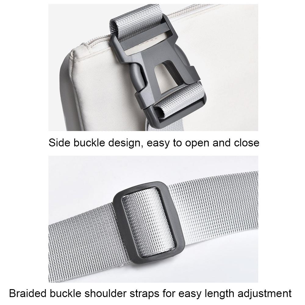 Large Sports Shoulder Bag With Multiple Pockets 2502 - Light Blue 6