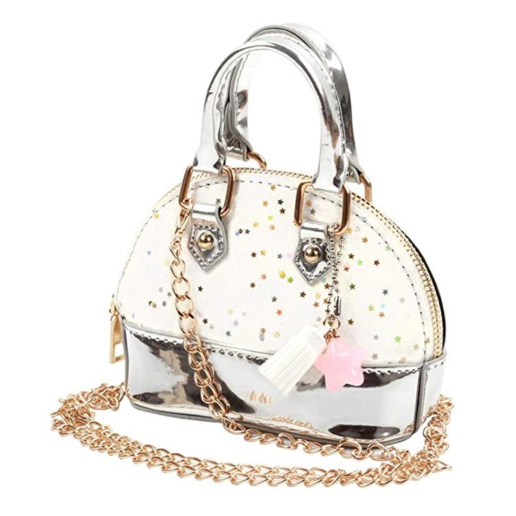 Mini Leather Shoulder Bag For Girls Cute & Compact - White 9