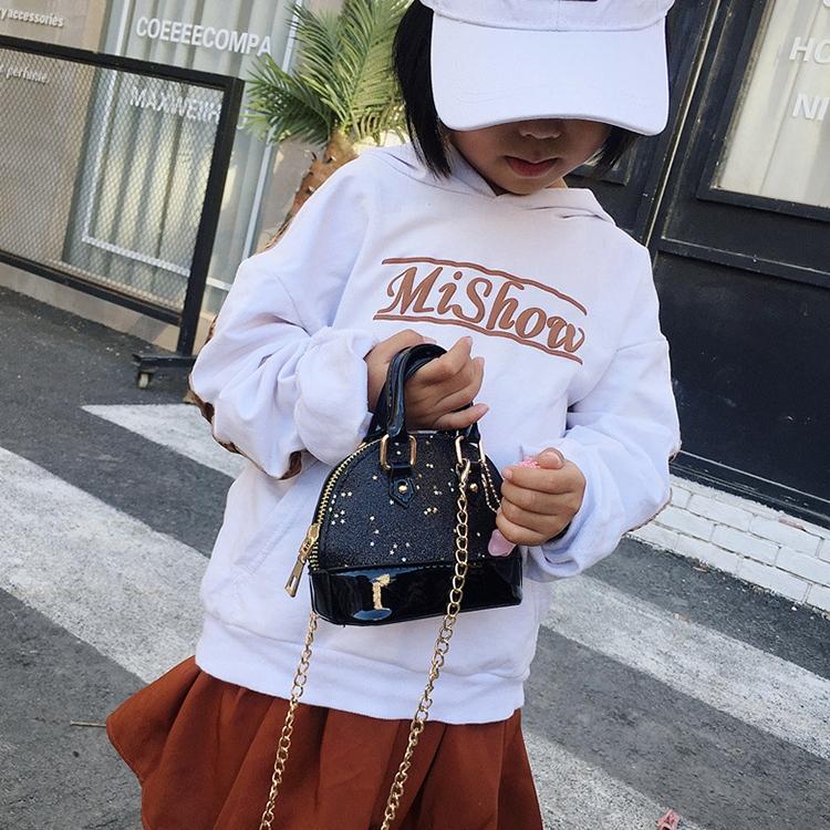 Mini Leather Shoulder Bag For Girls Cute & Compact - White 14