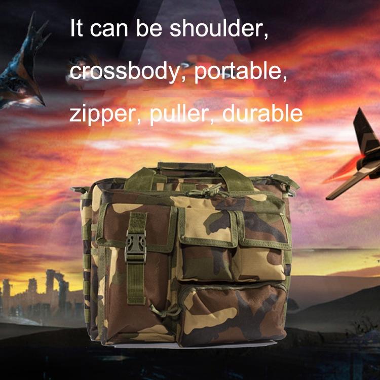 Waterproof Outdoor Messenger Bag For Sports & Cycling - Jungle Camouflage 4