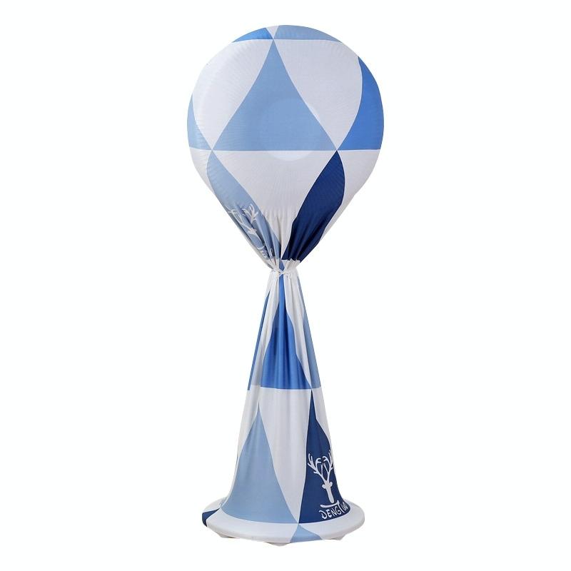 Fan Dust-proof Cover for Household Floor - Blue Triangle 9