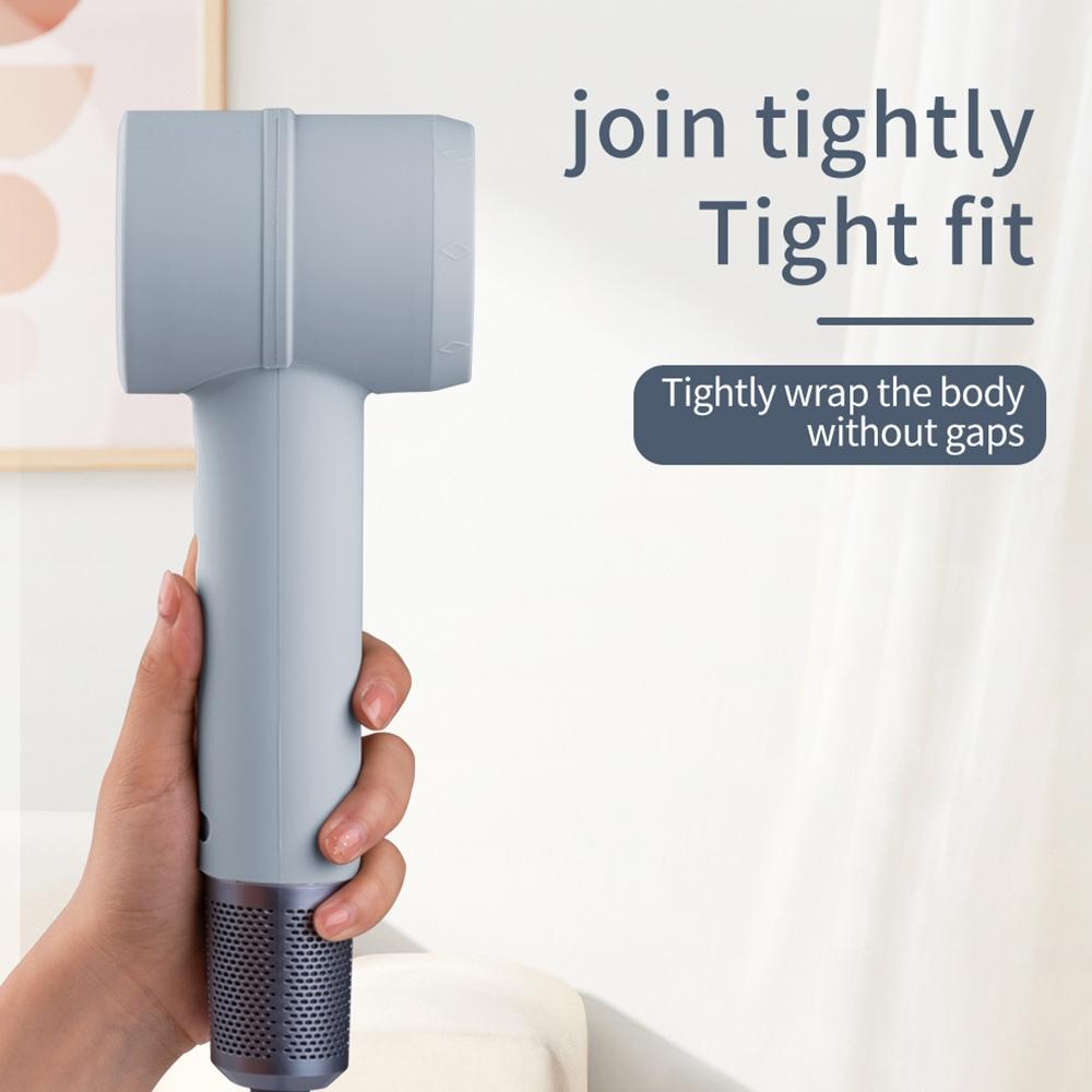 Dyson Hairdryer Silicone Case - Protect your Hair Tool - Silver Grey 3