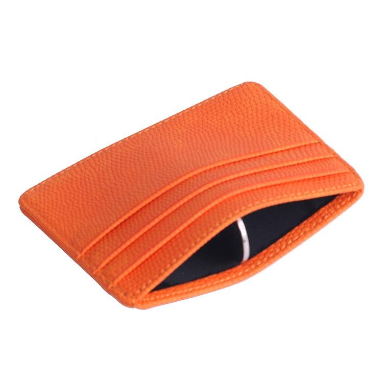 Pu Rfid Card Holder with Lizard Pattern - Red 4