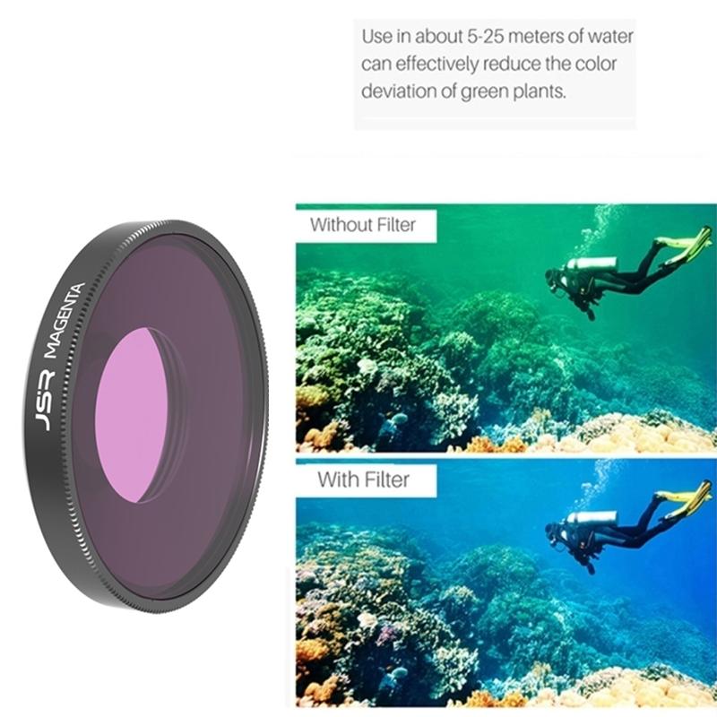 Underwater Lens Filter for Dji Action 3 - Diving - Pink 4