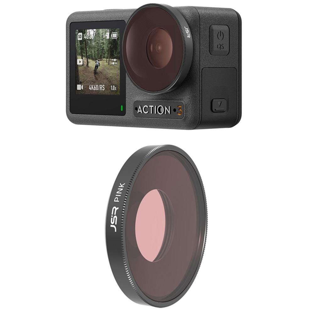 Underwater Lens Filter for Dji Action 3 - Diving - Pink 8