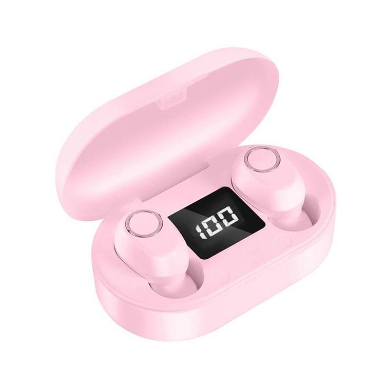 Wireless Touch Bluetooth Headset with Smart Magnetic Charging - Dt-13 - Pink 9