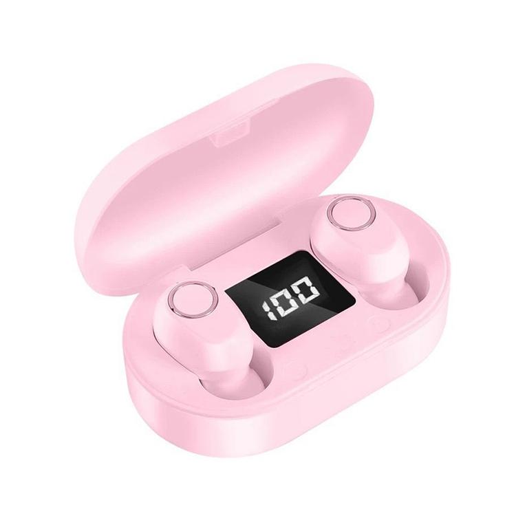 Wireless Touch Bluetooth Headset with Smart Magnetic Charging - Dt-13 - Pink 10