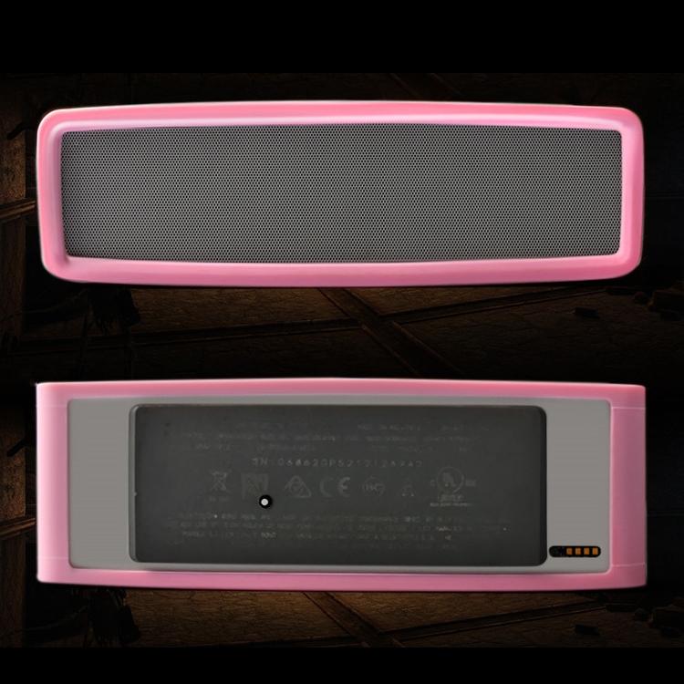 Shockproof Soft Silicone Case for Bose Soundlink Mini 1 / 2 Bluetooth Speaker - Pink 8