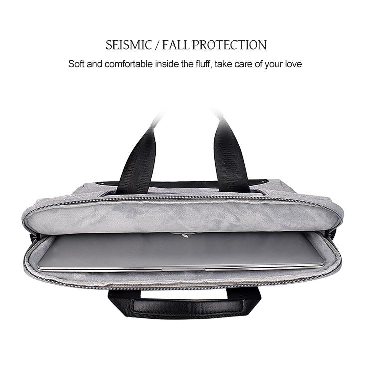 Waterproof Oxford Cloth Laptop Bag with Concealed Handle & Luggage Tie Rod - Pink 4