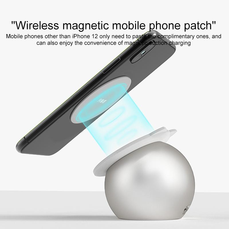 Adorable Magnetic Cat Wireless Charger Stand - Pink 6