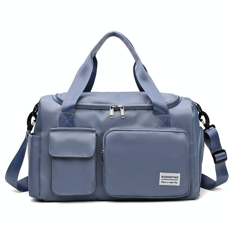 Waterproof Gym Bag for Travel - Size l - Fog Blue 14