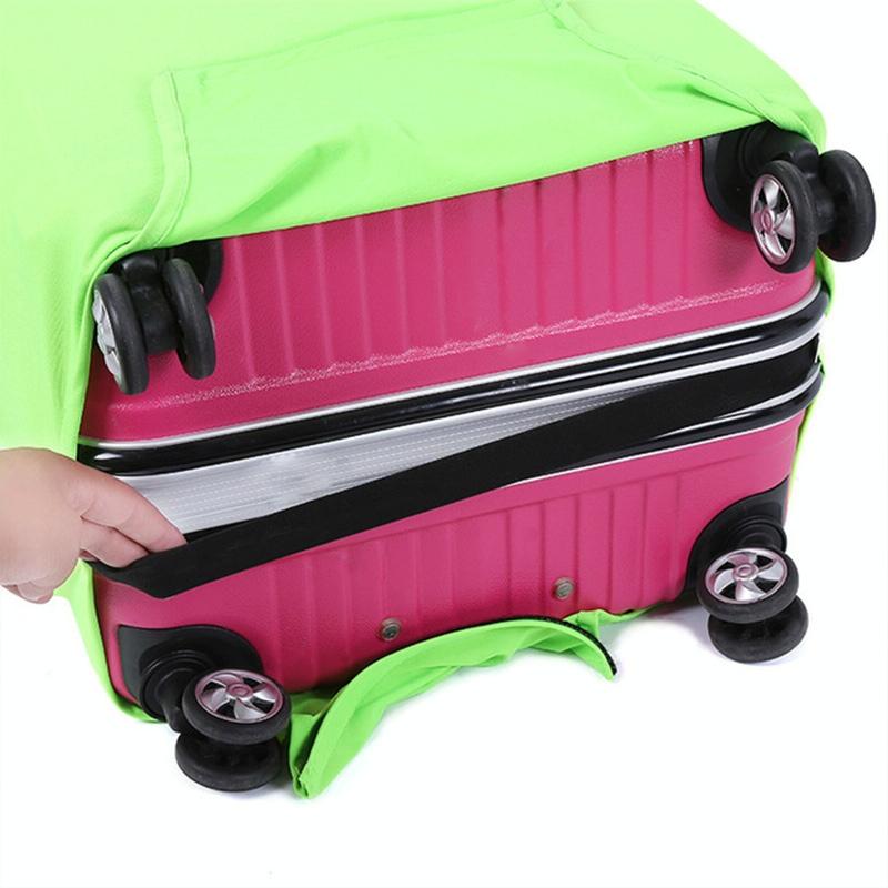 Yellow Elastic Luggage Dust Cover - Size l 4