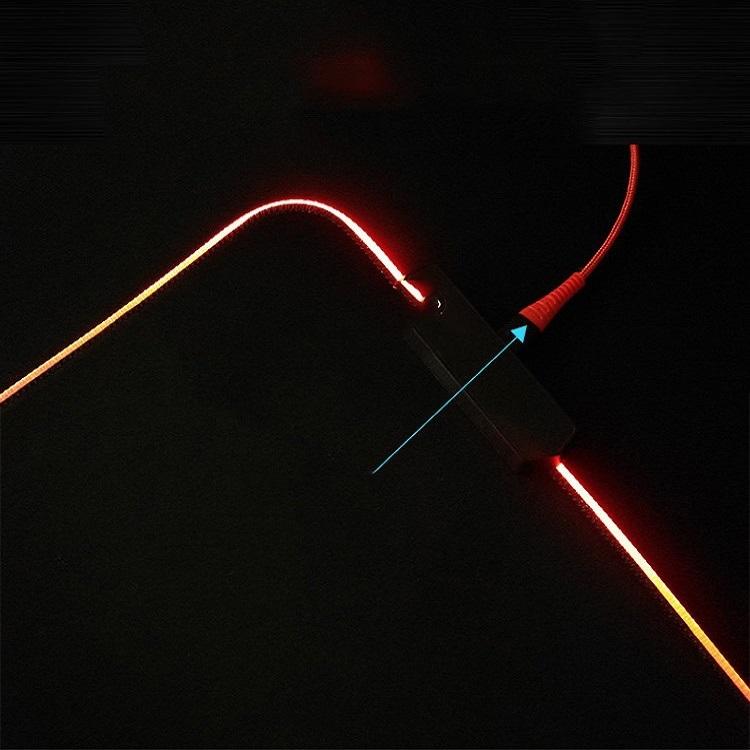 Rgb Non Slip Mouse Pad With Thermal Transfer - Glasses Cat 4