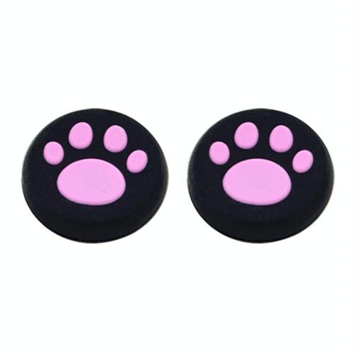 4-piece Silicone Cat Paw Gamepad Covers for Ps4 / Ps3 / Ps2 / Xbox / Wiiu - Pink 3