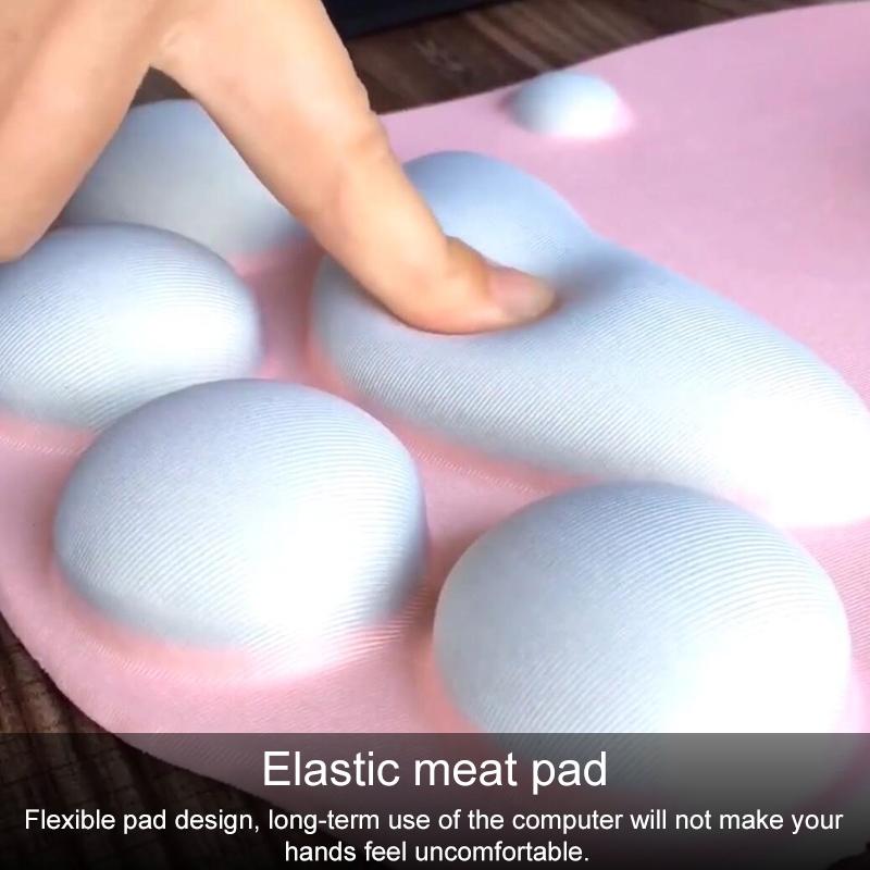 Soft Non Slip Cat Claw Mouse Pad - Pink 6