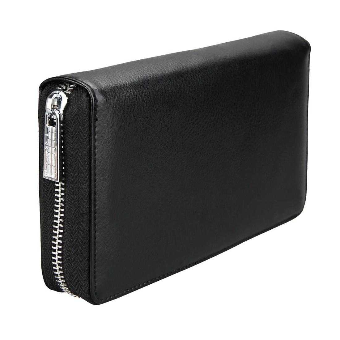 Leather Rfid Passport & Card Holder - Compact - Pink 5