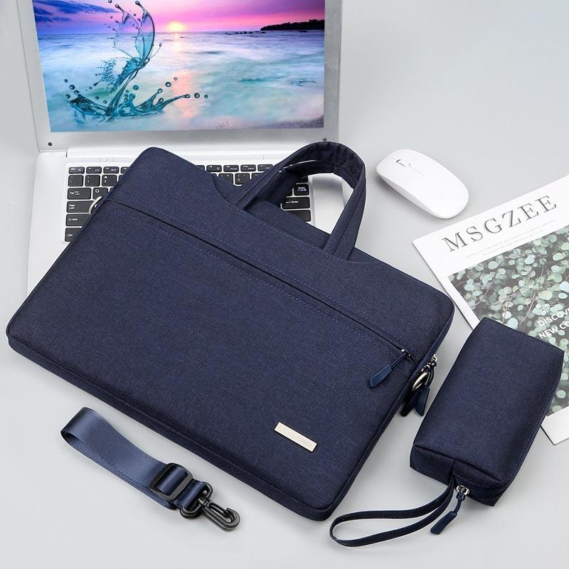 14 Inch Inner Bag with Shoulder Strap for Handbag or Laptop - Power Bag - Dark Blue 10